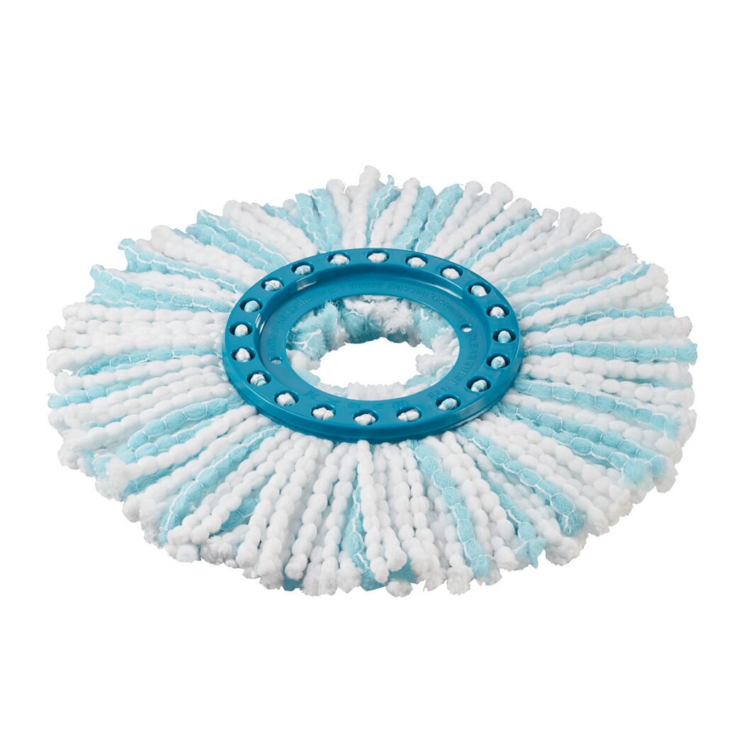 Leifheit Ersatzkopf Clean Twist Disc Mop, weiß-hellblau