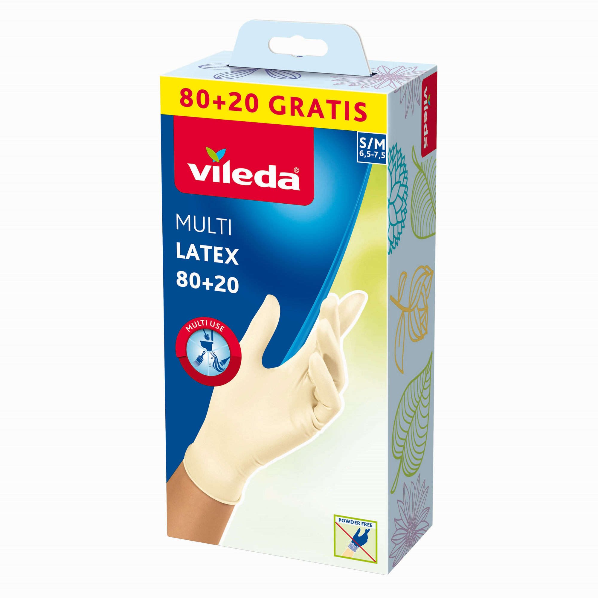 Einweghandschuh 'Multi Latex' S/M 100 Stück