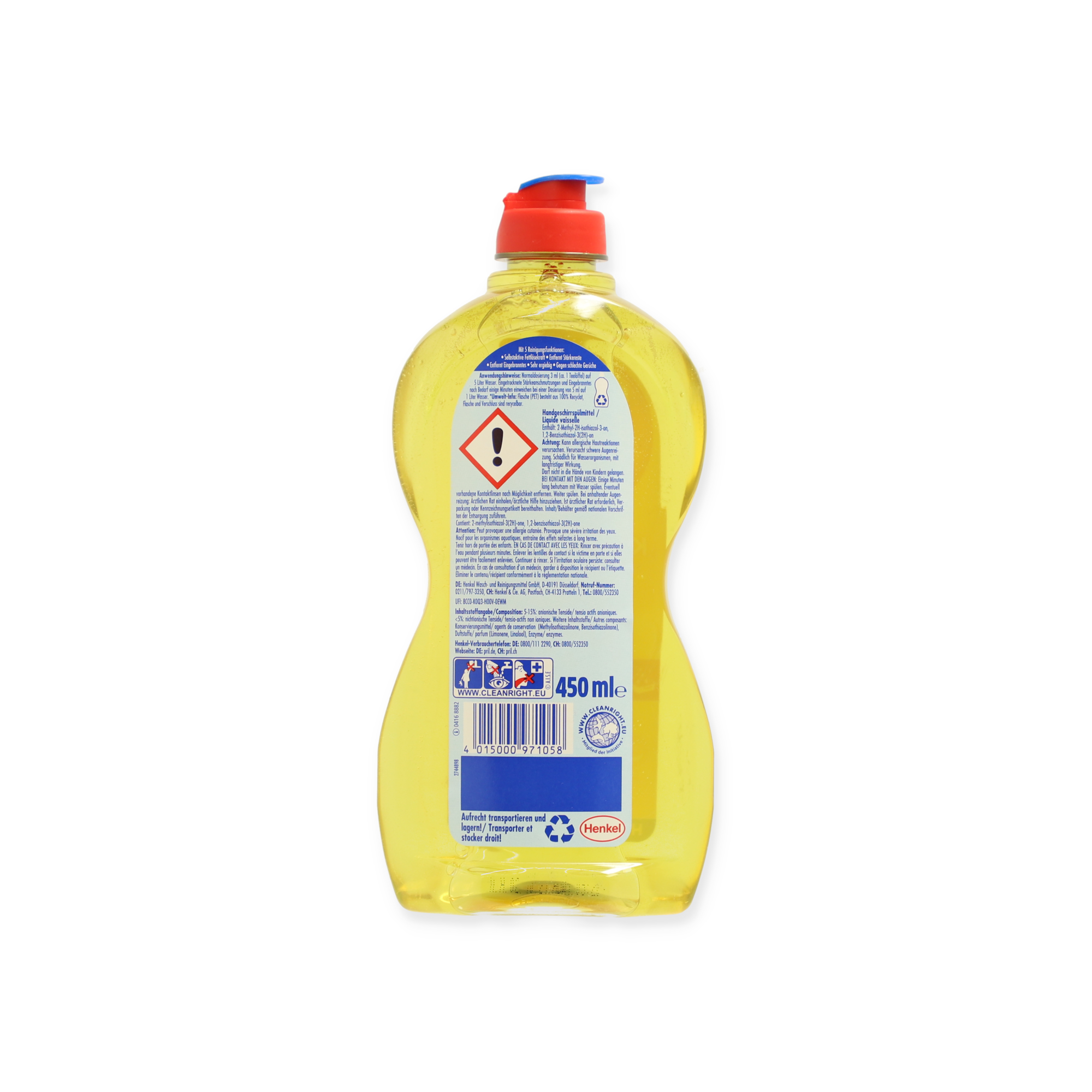 Spülmittel '5+ Kraft Gel' Zitrone 450 ml + product picture