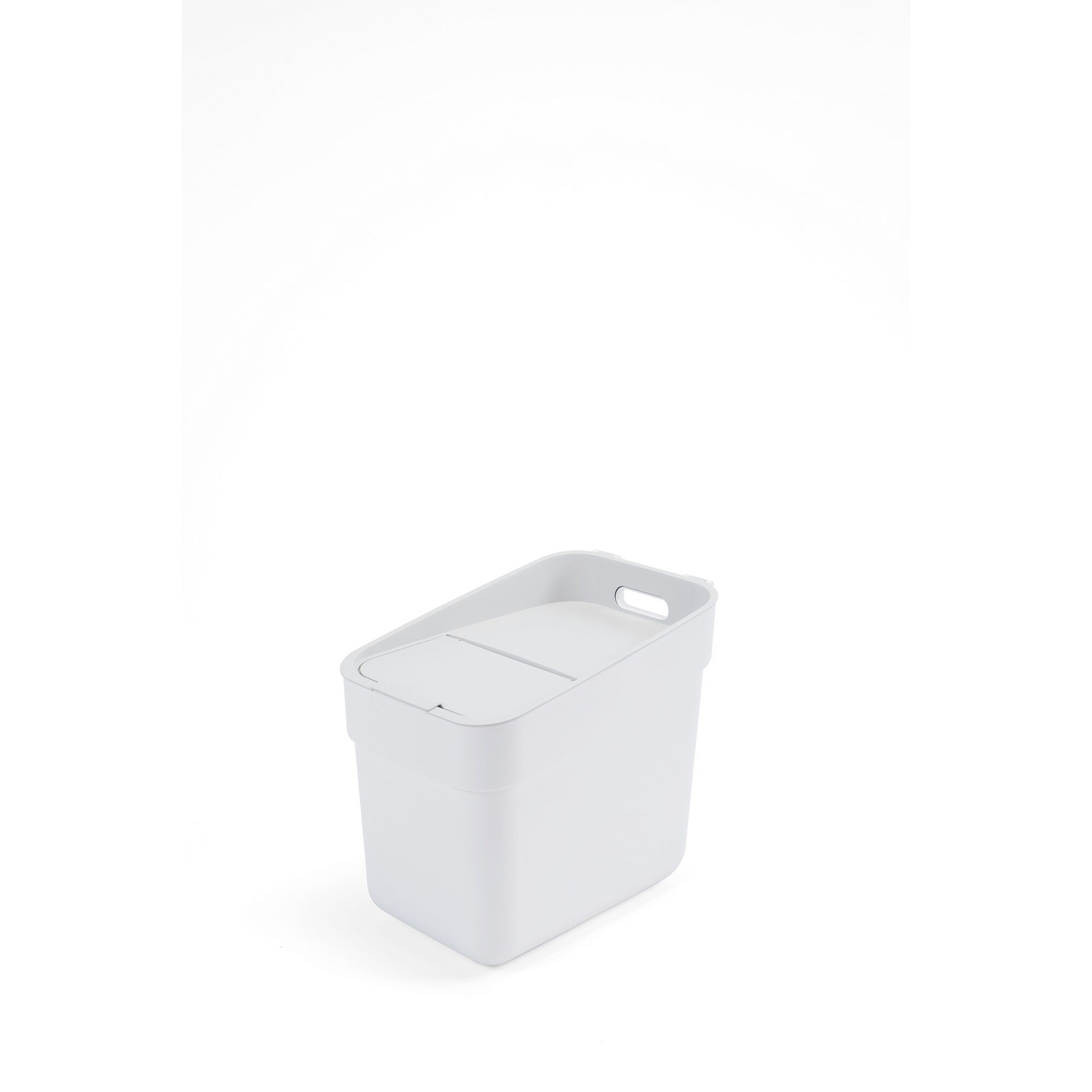 Weißer Abfallsammler 20l
