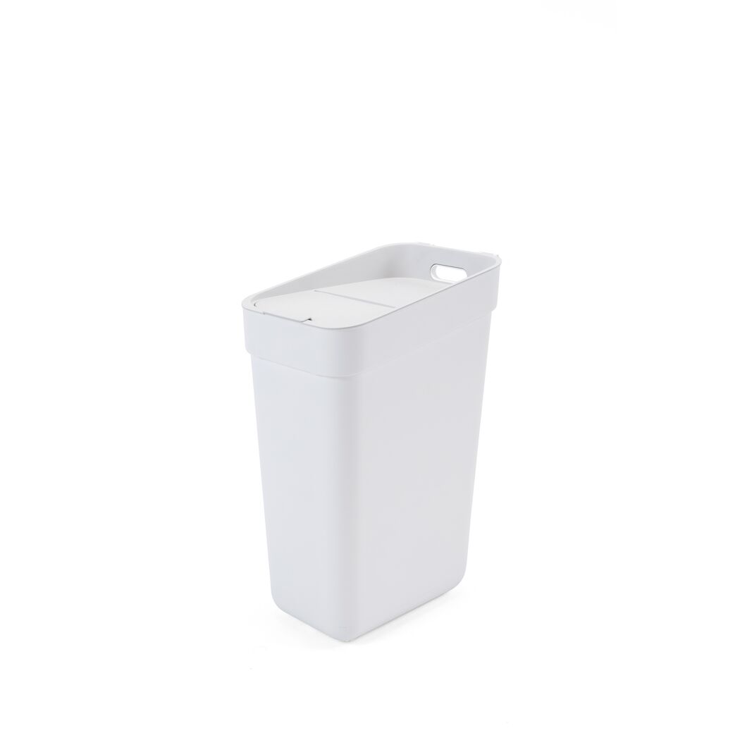Weißer Abfallsammler, 30 l