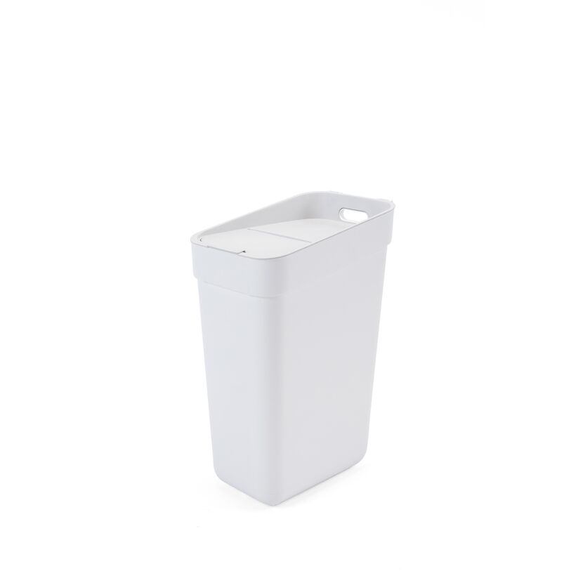Weißer Abfallsammler, 30 l