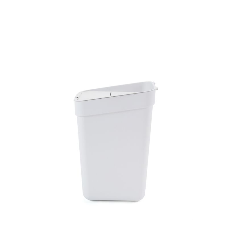 Weißer Abfallsammler, 30 l