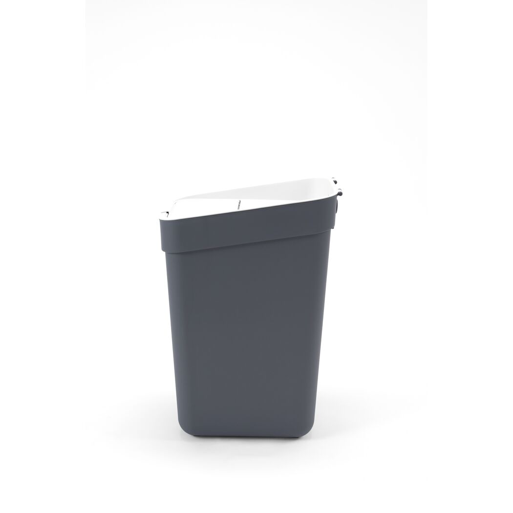 Grauer Abfallsammler, 30 l