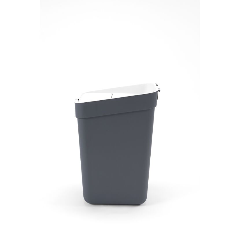 Grauer Abfallsammler, 30 l