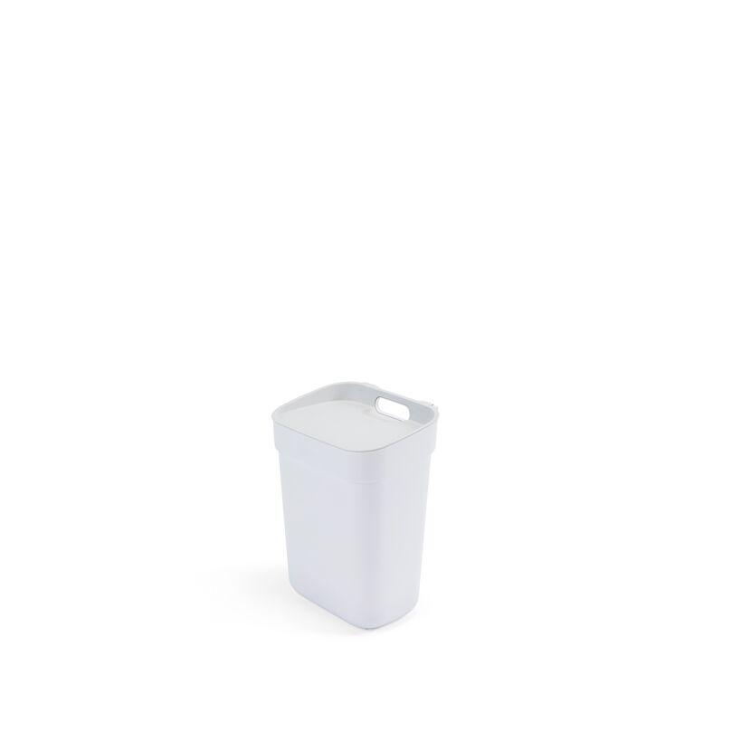 Weißer Abfallsammler, 10 l