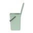 Grüner Abfallsammler Sort&Go 12L, geöffnet