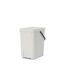 Heller grauer Abfallsammler Sort&Go 25L