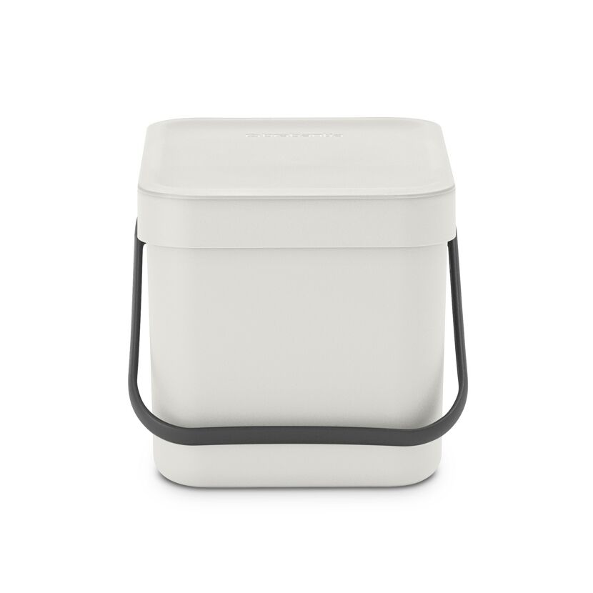 Brabantia Sort & Go Abfallsammler, hellgrau, 6l