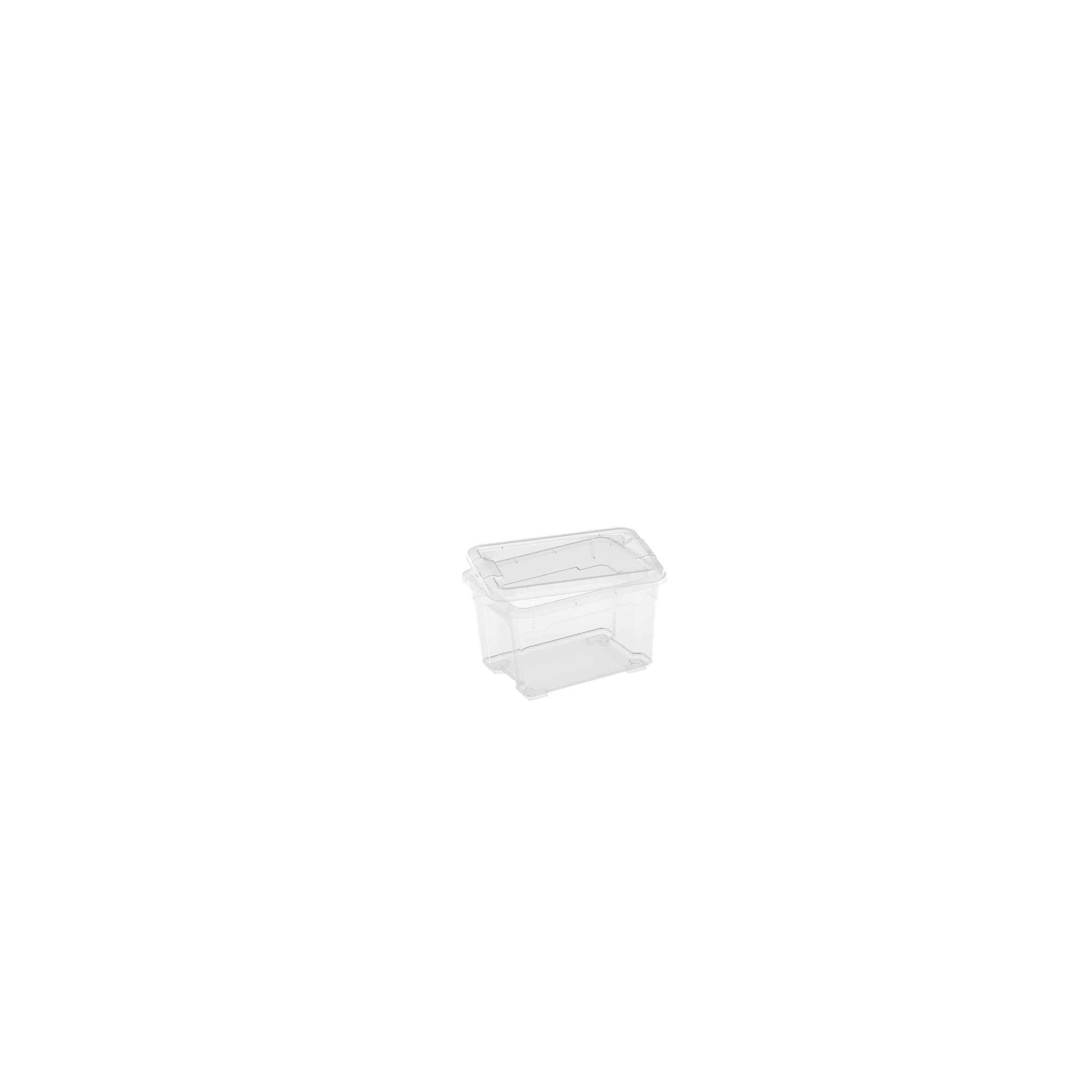 Aufbewahrung 'R Box Mini' transparent 17,8 x 13,1 x 10,7 cm, inklusive Deckel + product picture