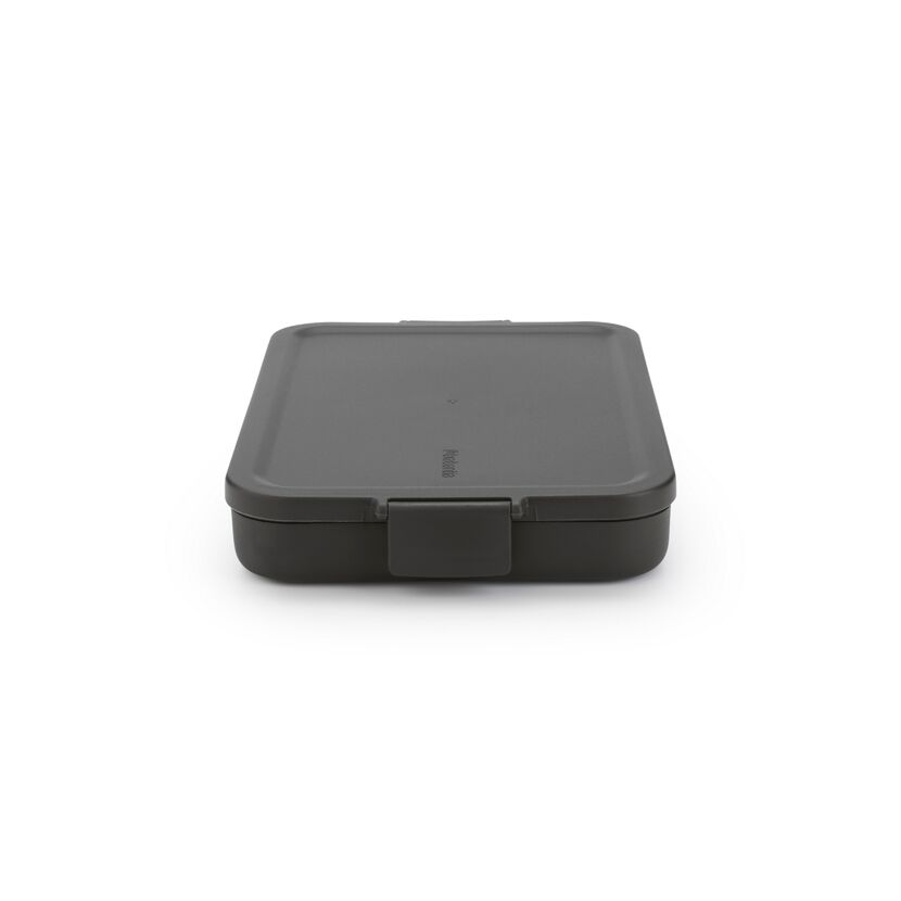 Flache Lunchbox dunkelgrau von monbento