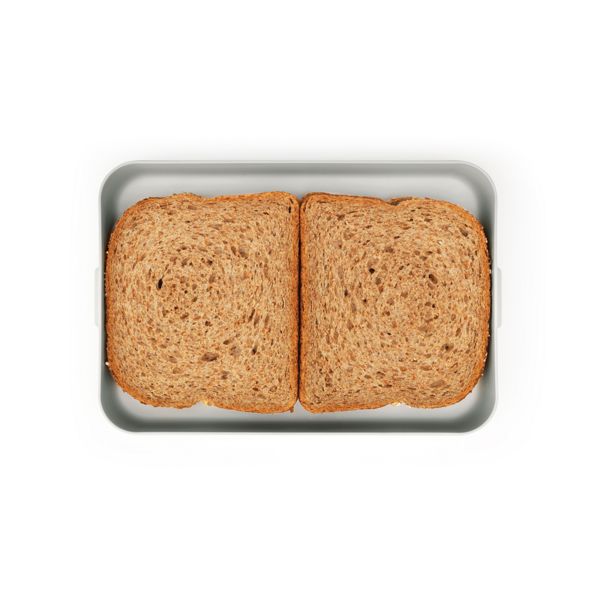 Lunchbox 'Make & Take' hellgrau flach 1,1 l + product picture