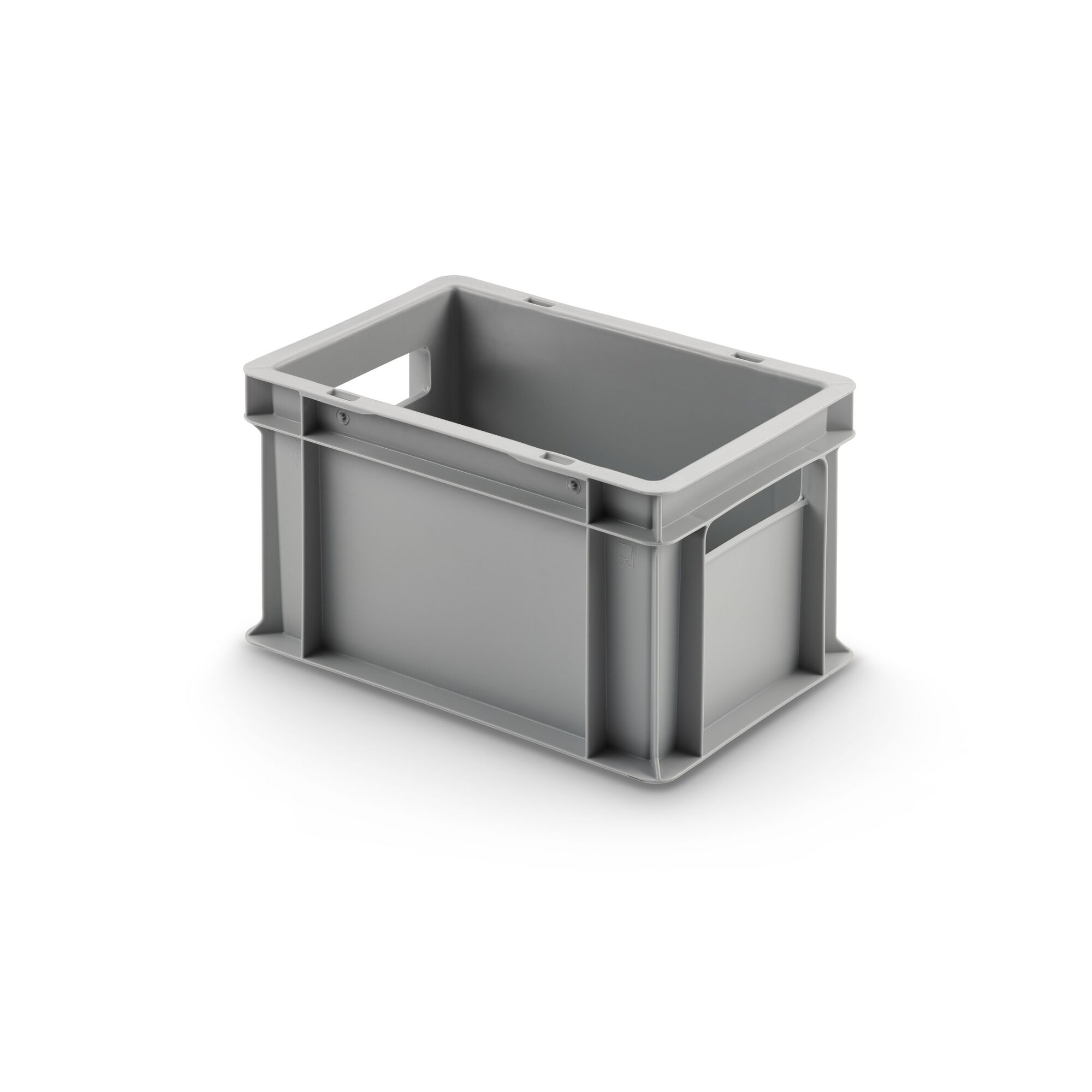 Grauer Eurobehälter geschlossen 30x20x17 cm