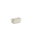 Aufbewahrungsbox 'BI Box XS' creme/transparent 3 l, 26,5 x 16 x 10 cm
