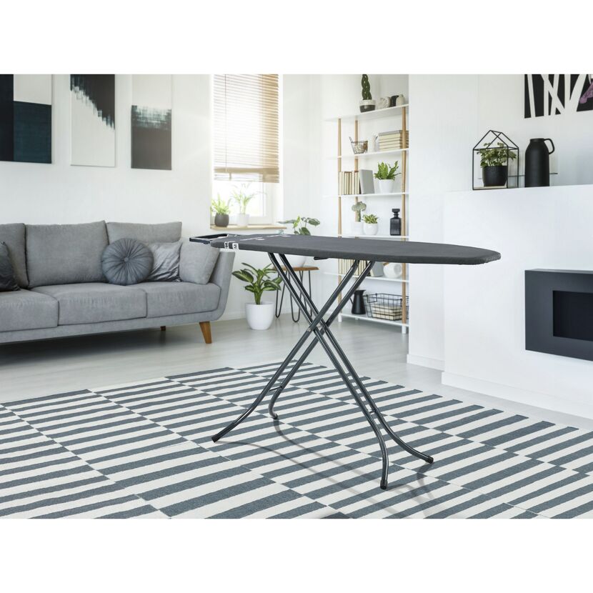 Bügeltisch 'Classic M Black' grau 120 x 38 cm