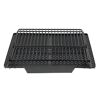 Schwarze Abtropfmatte mit Gitter