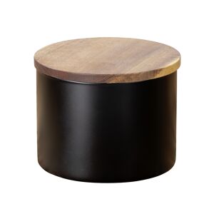 Glas-Aufbewahrungsdose 'Black Outdoor Kitchen Mio' schwarz 0,5 l