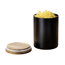Glas-Aufbewahrungsdose 'Black Outdoor Kitchen Mio' schwarz 1 l