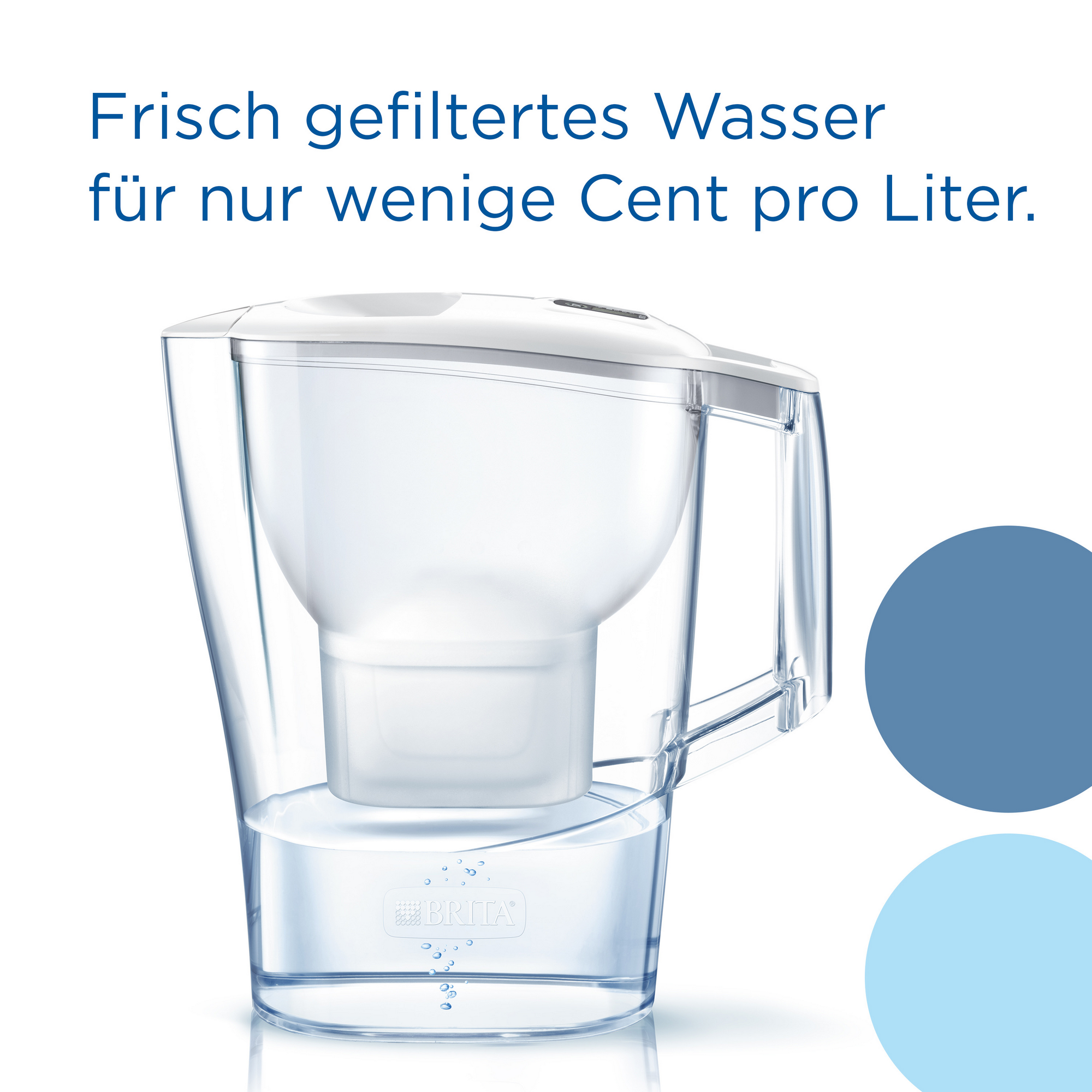Wasserfilter-Kanne 'Aluna' weiß inklusive MX PRO