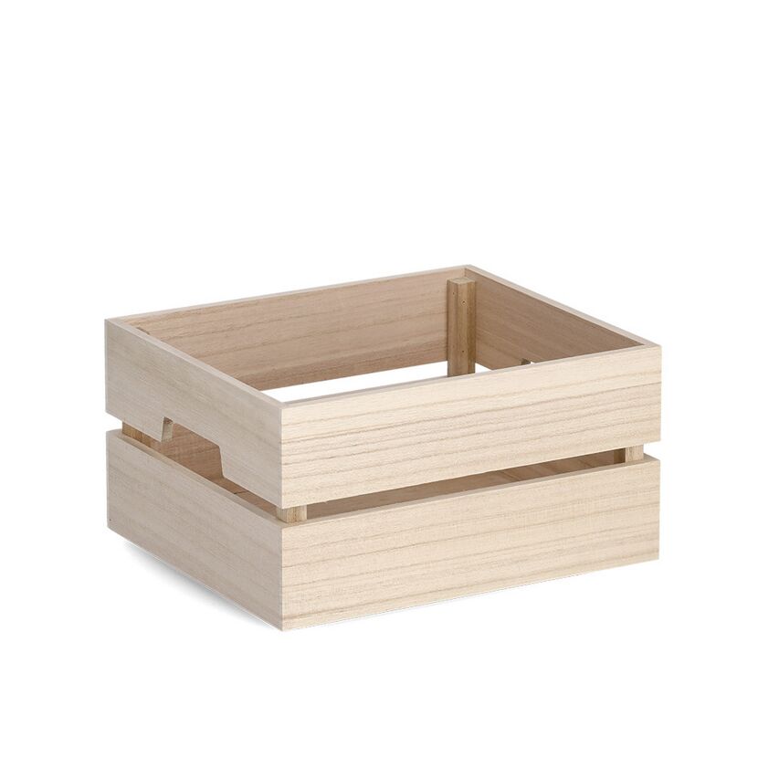Leere Holzkiste