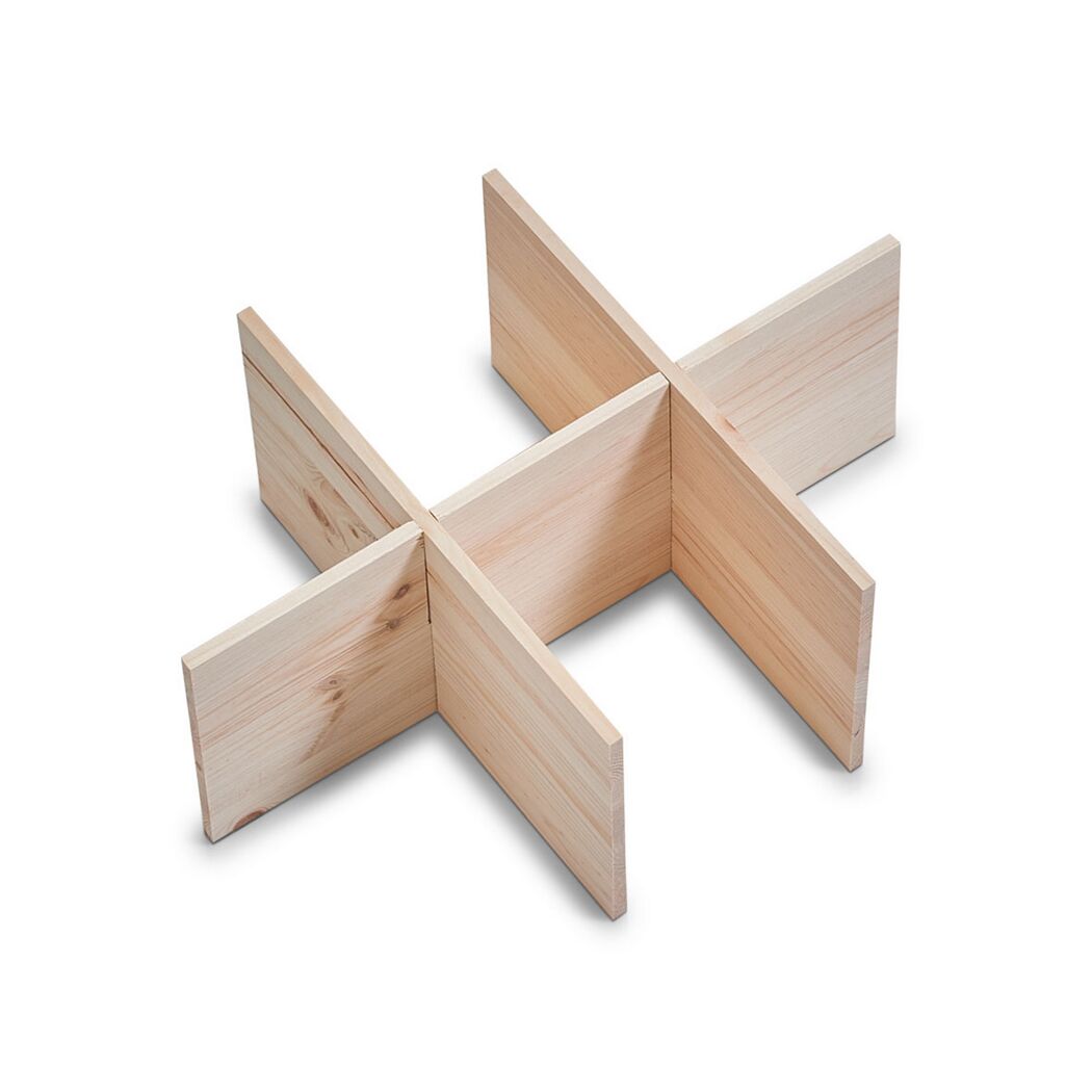 Hölzerner Kreuz-Organizer