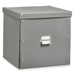 Aufbewahrungsbox grau 33,5 x 32 x 33 cm