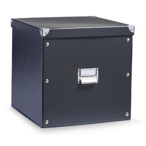 Aufbewahrungsbox schwarz 33,5 x 32 x 33 cm