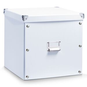 Aufbewahrungsbox weiß 33,5 x 32 x 33 cm