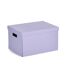 Lila Aufbewahrungsbox mit Deckel