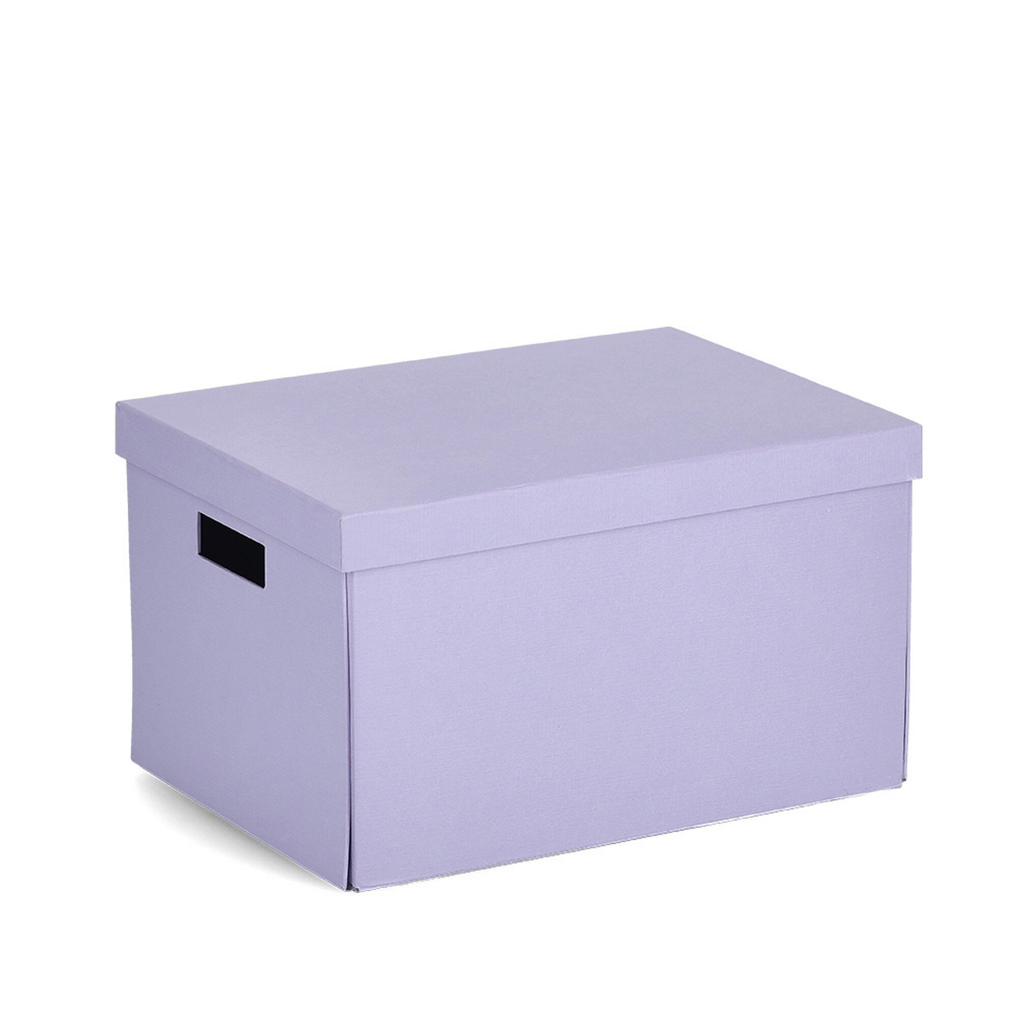 Lila Aufbewahrungsbox mit Deckel