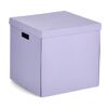 Lila Aufbewahrungsbox mit Deckel
