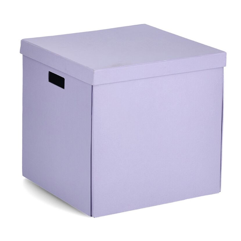 Lila Aufbewahrungsbox mit Deckel