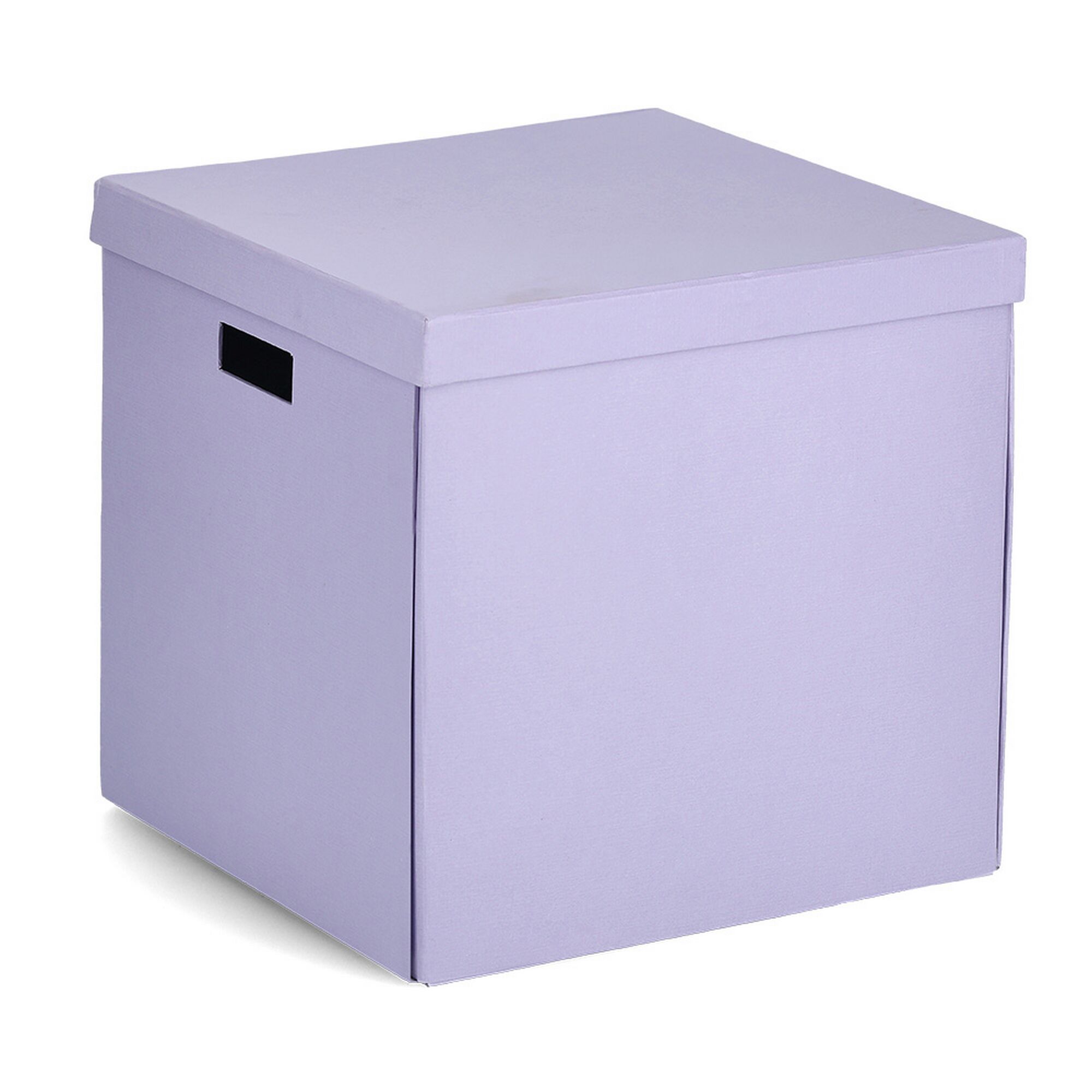 Lila Aufbewahrungsbox mit Deckel
