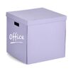 Lila Aufbewahrungsbox "Office"
