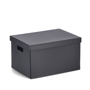 Aufbewahrungsbox schwarz 25 x 20 x 35 cm