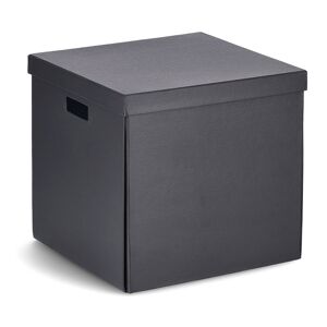 Aufbewahrungsbox schwarz 33,5 x 32 x 33 cm