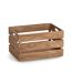 Braune Holz-Aufbewahrungskiste