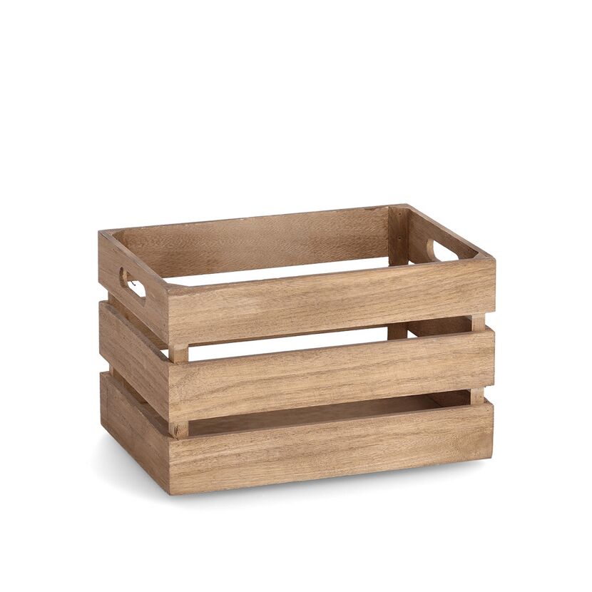 Holzkiste mit Griffen