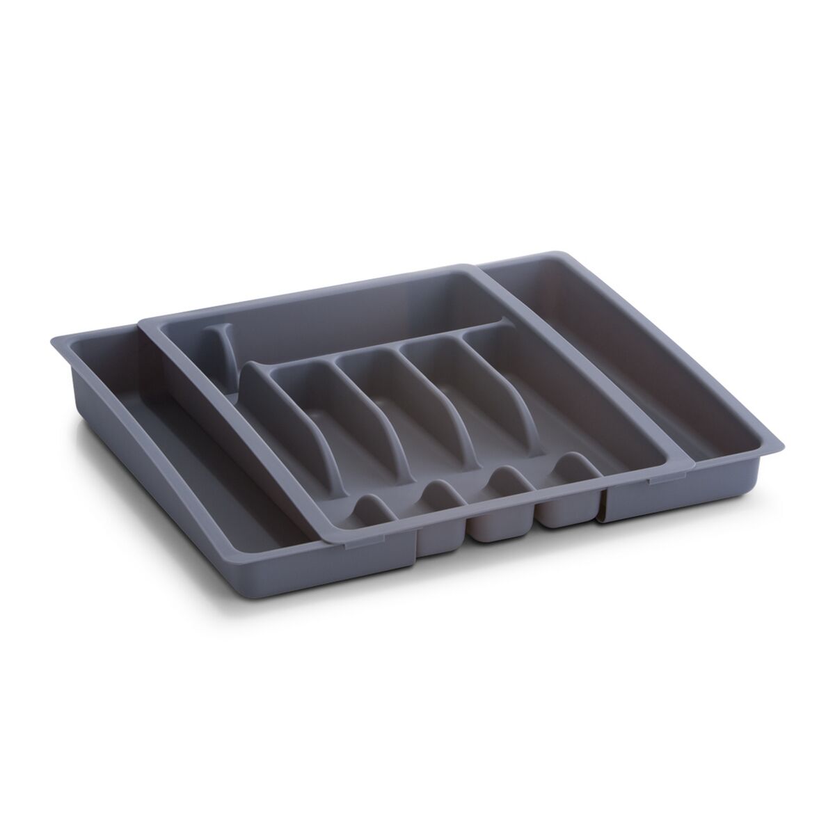Zeller Besteckkasten grau 47,5 x 6,5 x 38 cm