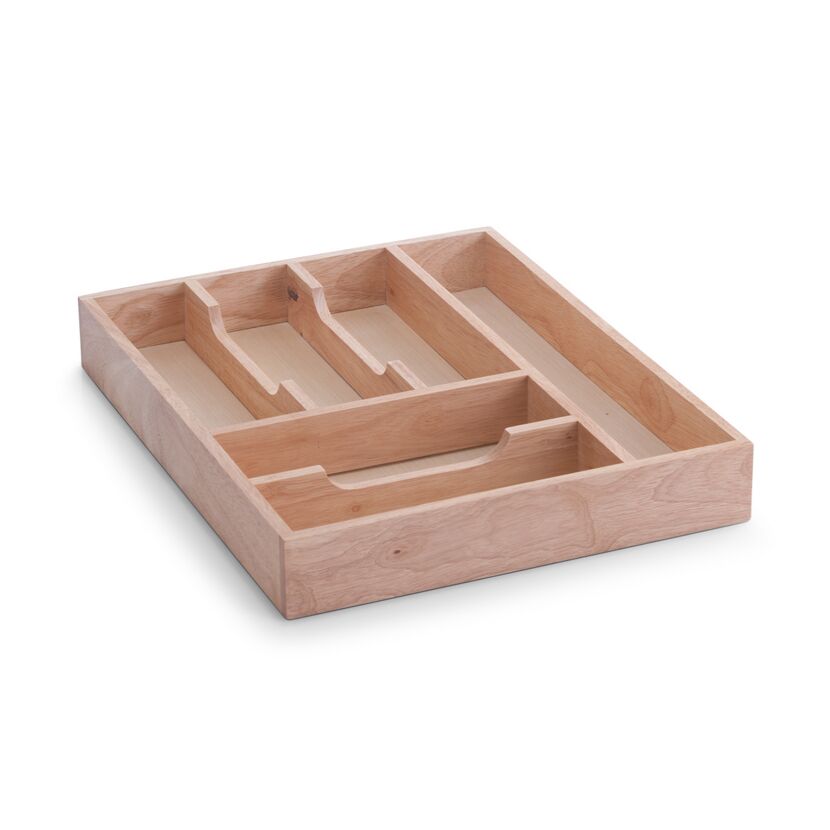 Leerer Besteckkasten aus Holz
