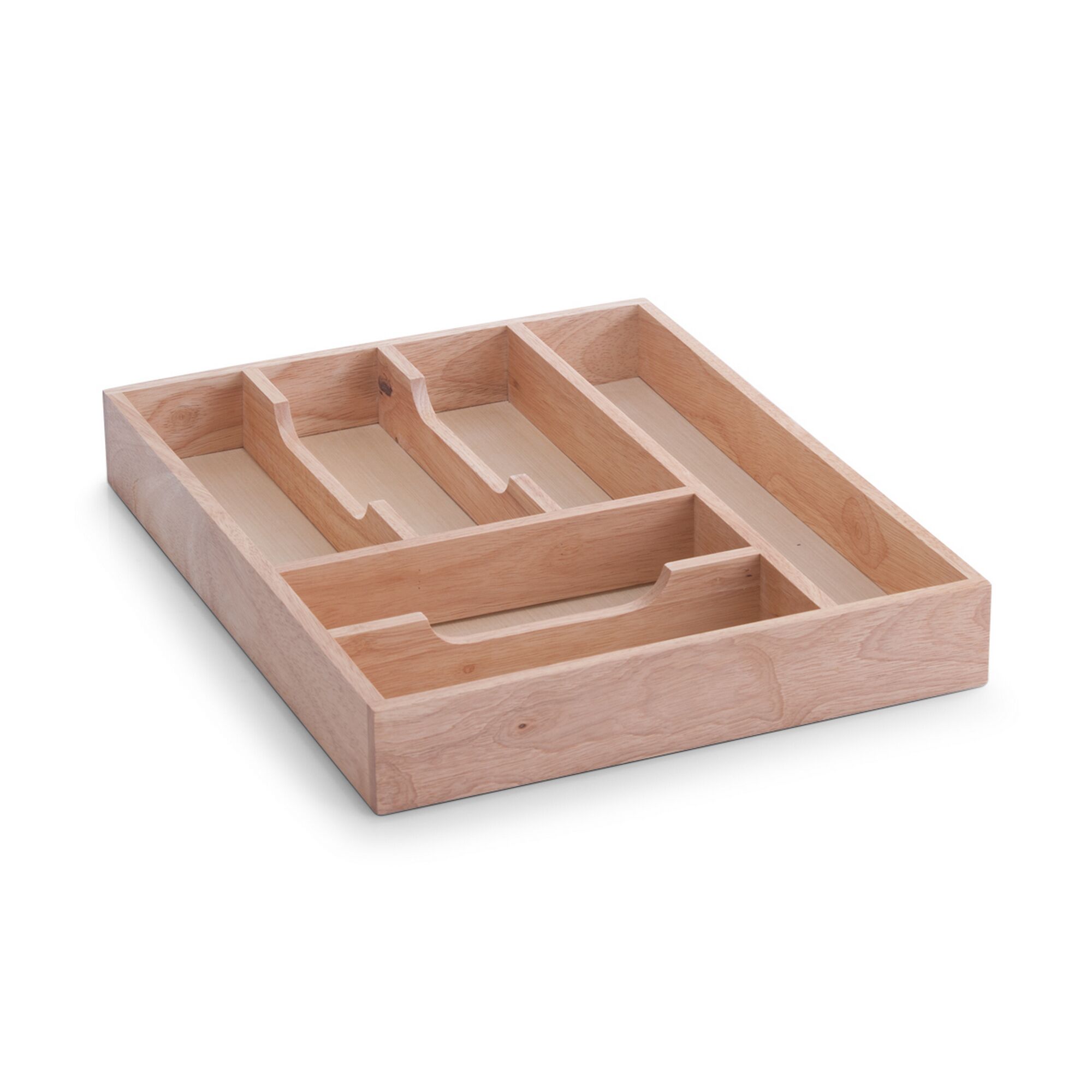 Leerer Besteckkasten aus Holz