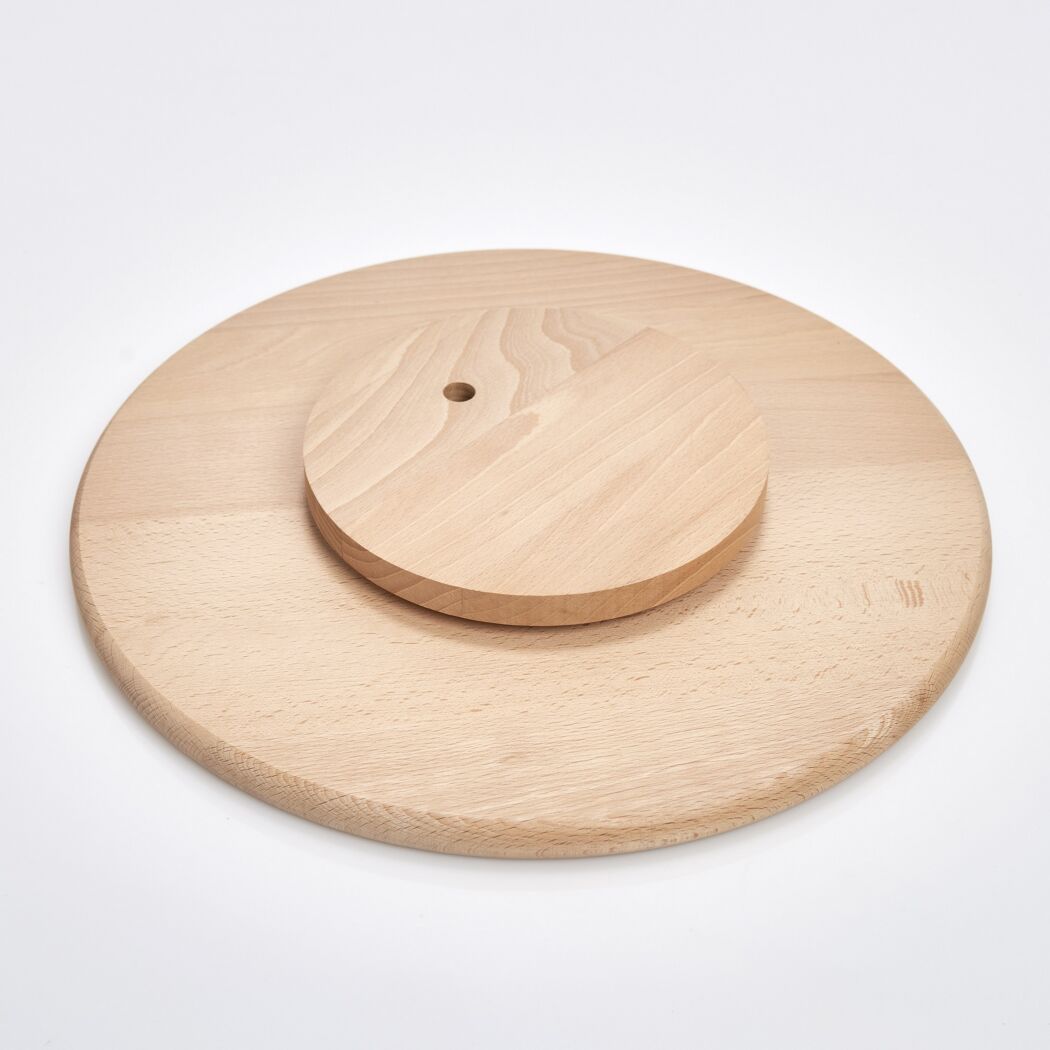 Rundes Drehtablett aus Holz