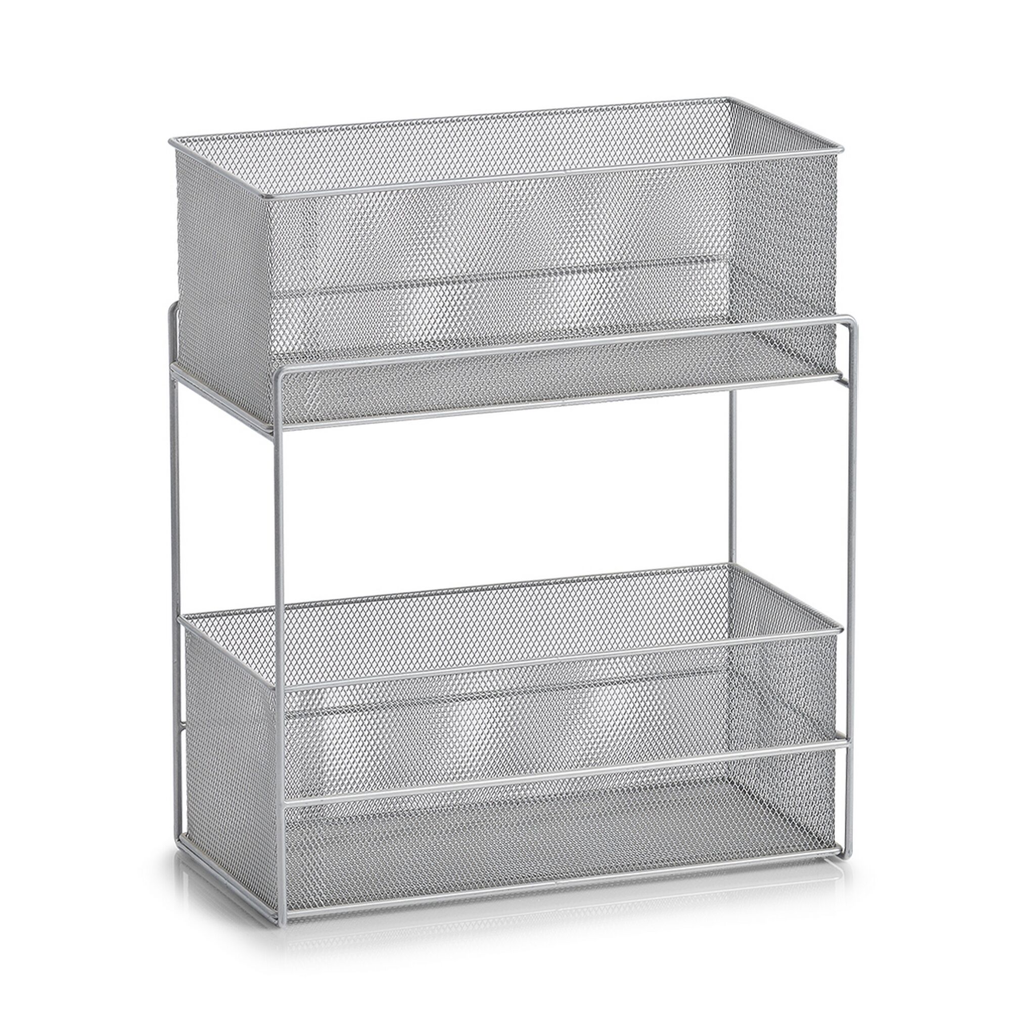 Zweistöckiger Metallkorb