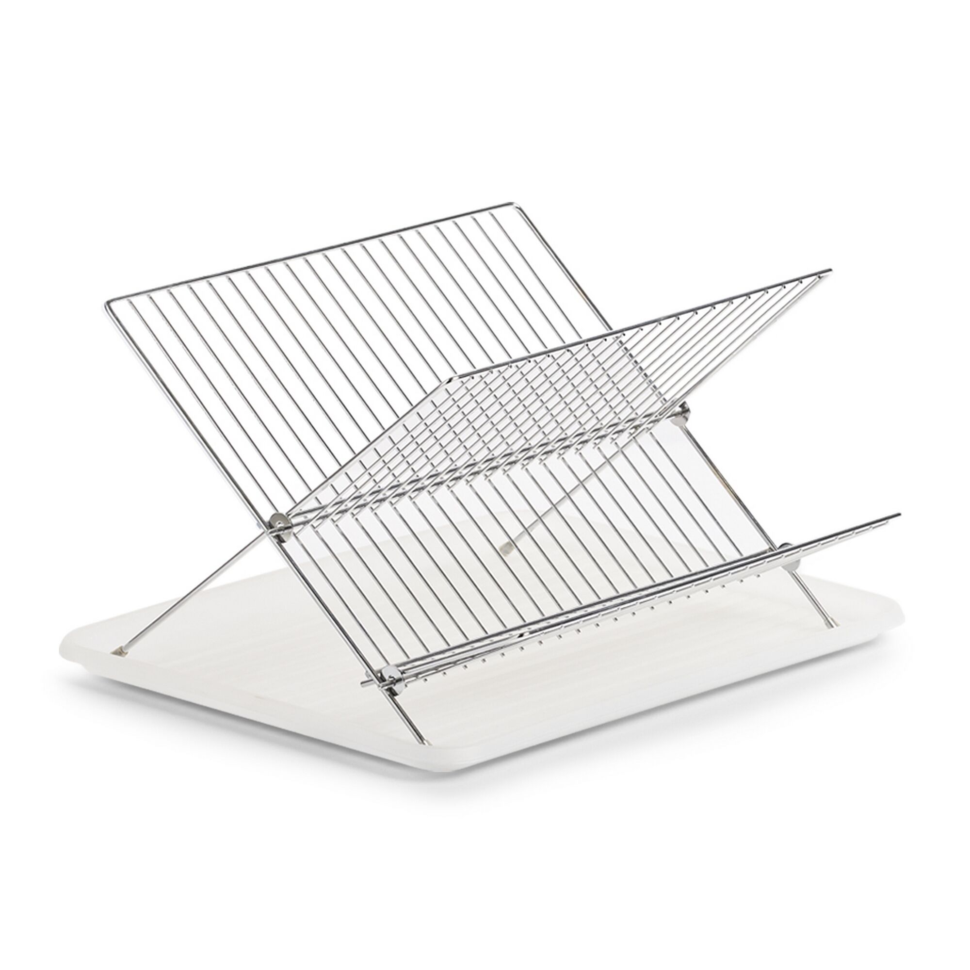 Klappbarer Geschirrabtropfer aus Metall