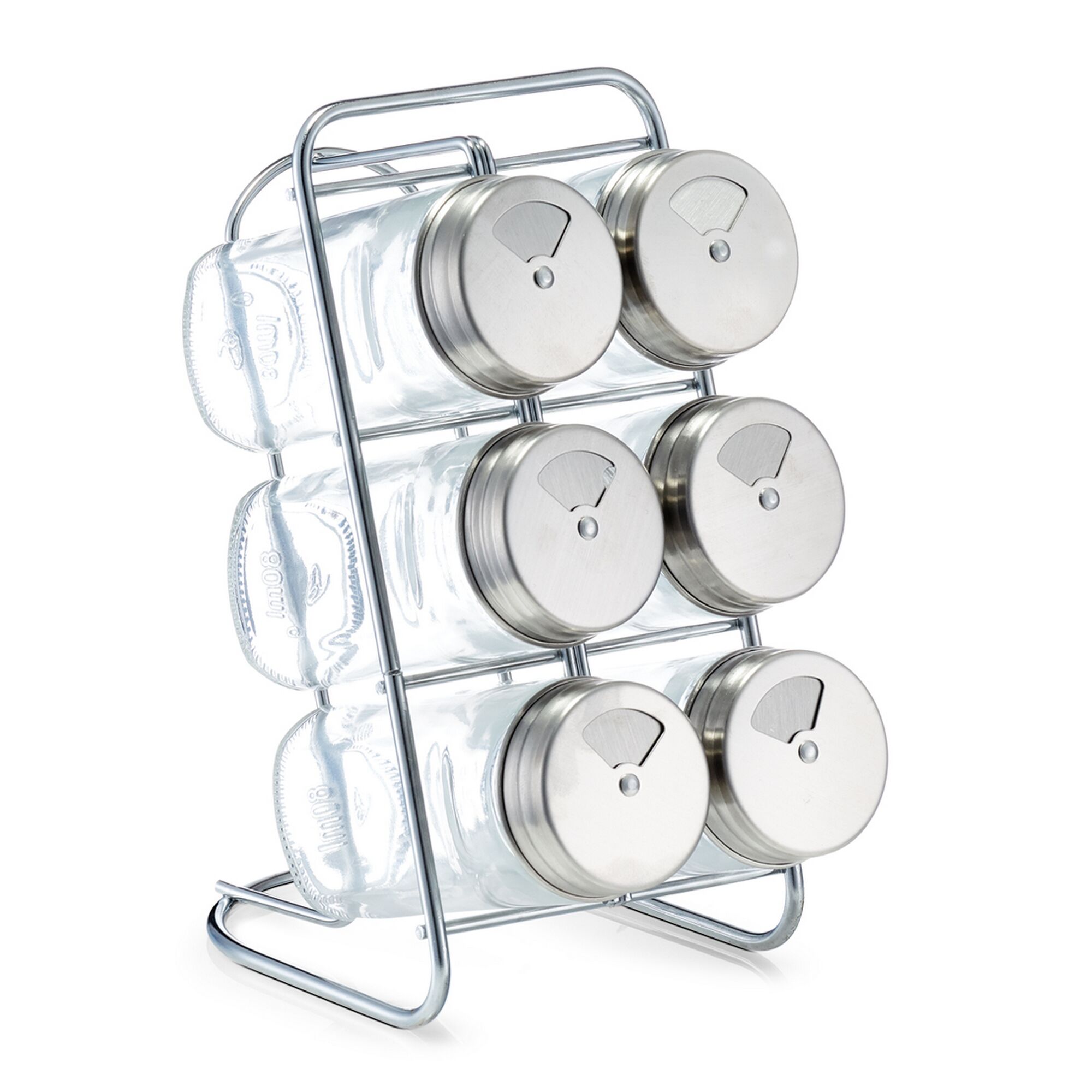 Gewürzständer mit Gläsern