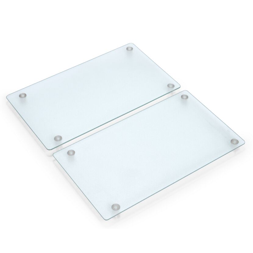 Zwei Glasschneideplatten