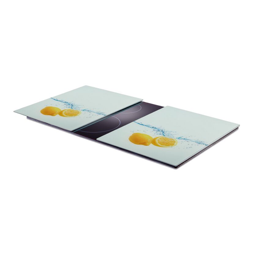 Herdabdeckplatten mit Zitronenmuster