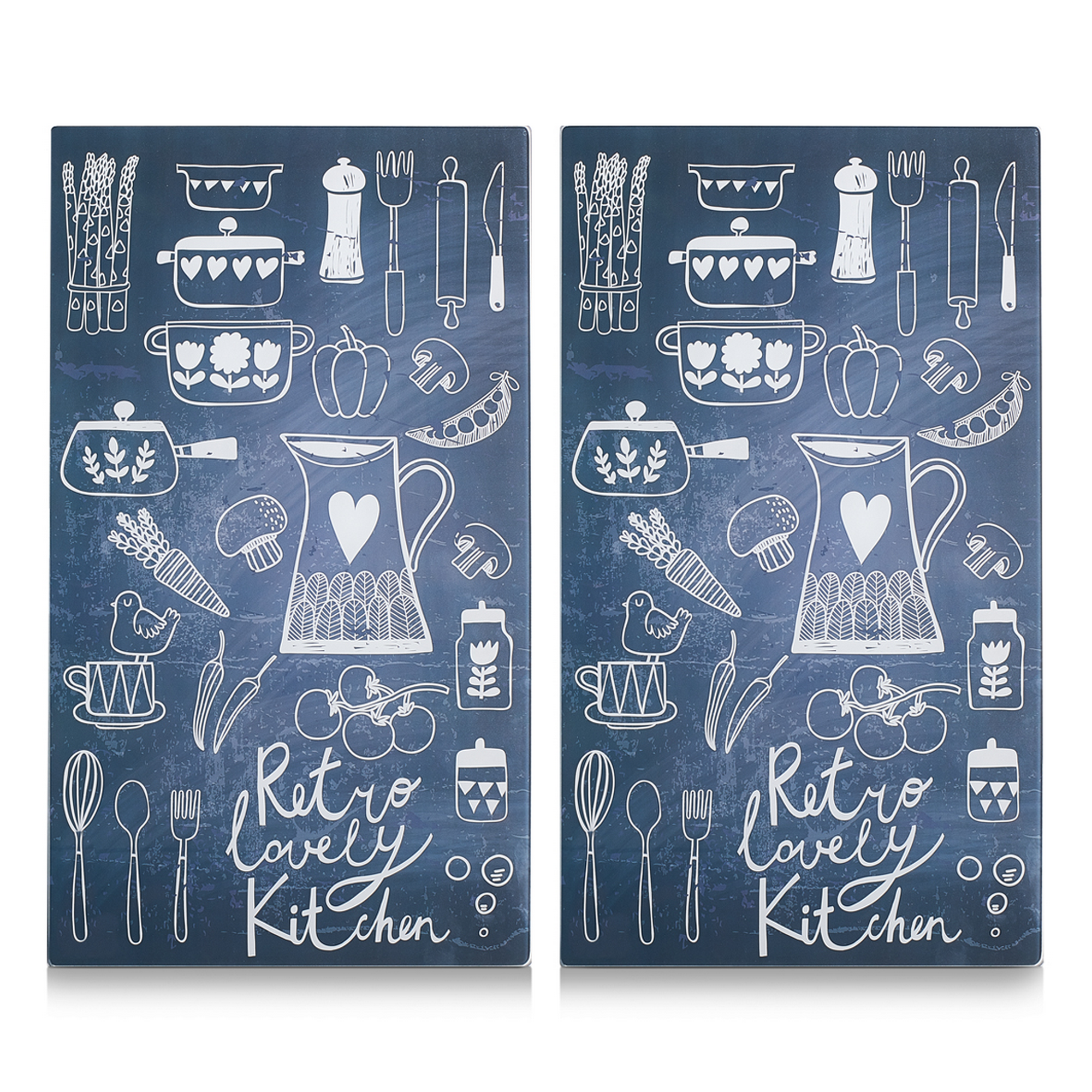Schneidebrett 'Lovely Kitchen' mehrfarbig 52 x 0,8 x 30 cm + product picture