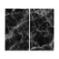 Verkleinertes Bild von Schneidebrett 'Marmor' schwarz 52 x 0,8 x 30 cm