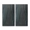 Zwei schwarze Herdabdeckplatten